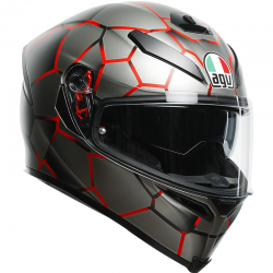 CASCO AGV K-5 S VULCANUM ROJO