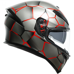 CASCO AGV K-5 S VULCANUM ROJO