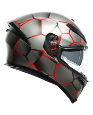 CASCO AGV K-5 S VULCANUM ROJO