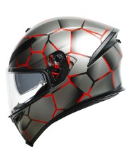 CASCO AGV K-5 S VULCANUM ROJO