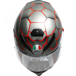 CASCO AGV K-5 S VULCANUM ROJO