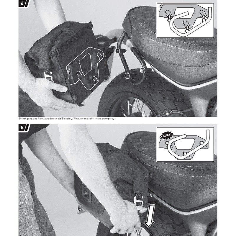 PACK SW-MOTECH DE ALFORJAS Y SOPORTES LEGEND GEAR LC2 BLACK EDITION DUCATI BC.HTA.00.403.20300