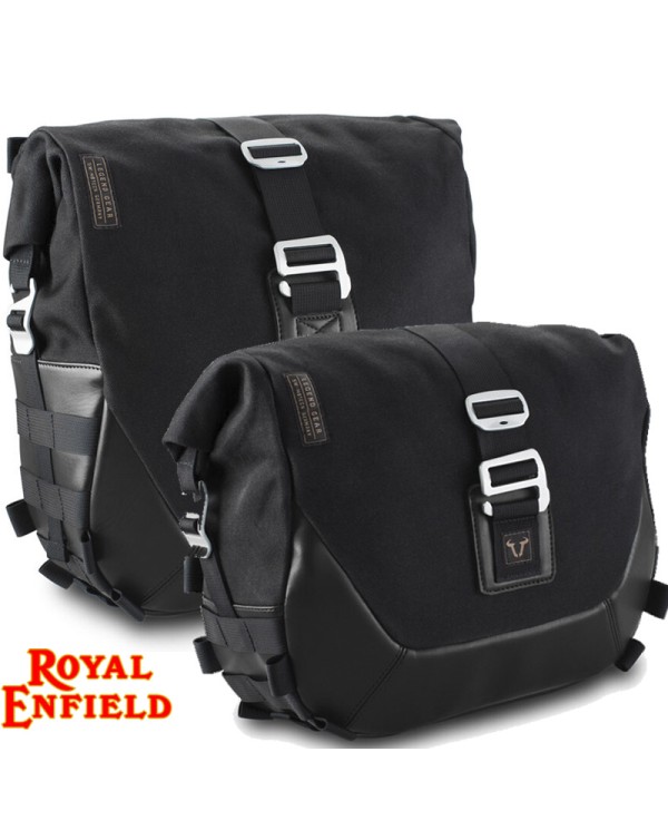 PACK SW-MOTECH DE ALFORJAS Y SOPORTES LEGEND GEAR LC2 BLACK EDITION ROYAL ENFIELD BC.HTA.41.030.20100