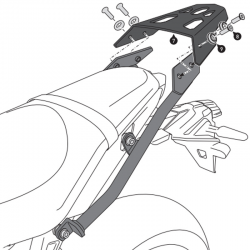 KIT DE FIJACIÓN POSTERIOR SW-MOTECH STREET-RACK YAMAHA GPT.06.851.16000/B