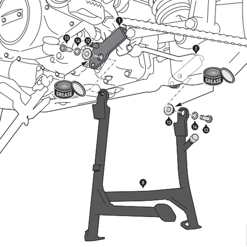 CABALLETE CENTRAL SW-MOTECH HARLEY DAVIDSON PAN AMERICA HPS.18.911.10001/B | Caballetes centrales de moto | %brands%