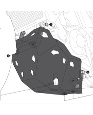 CUBRECARTER SW-MOTECH ENGINE GUARD HONDA MSS.01.070.10001/S