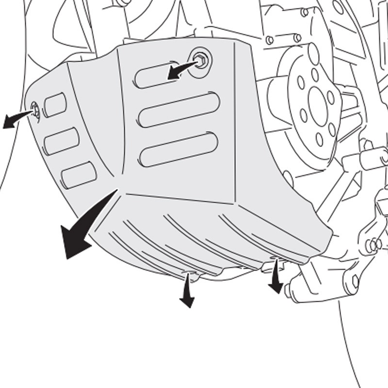 CUBRECARTER SW-MOTECH ENGINE GUARD KAWASAKI MSS.08.469.10001/S