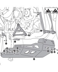 CUBRECARTER SW-MOTECH ENGINE GUARD TRIUMPH MSS.11.484.10001/S