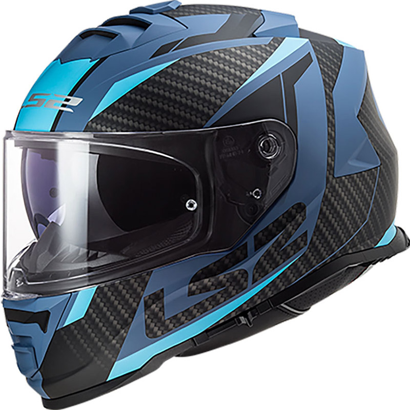 CASCO LS2 STORM II RACER NEGRO MATE/AZUL