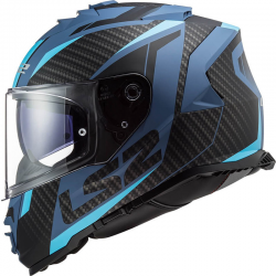 CASCO LS2 STORM II RACER NEGRO MATE/AZUL