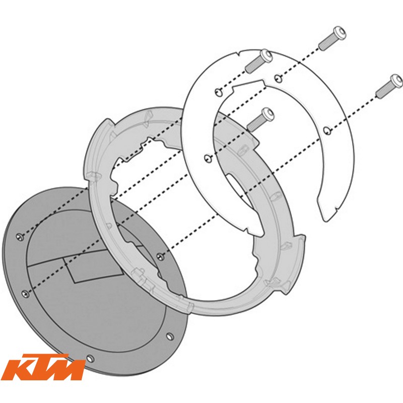 ADAPTADOR GIVI PARA BOLSAS TANKLOCK BF59
