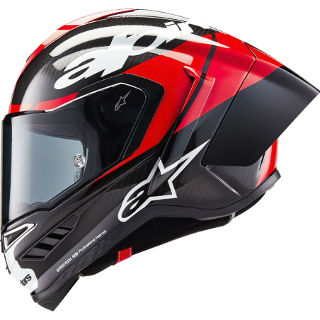 CASCO ALPINESTARS SUPERTECH R10 ELEMENT NEGRO/ROJO/BLANCO