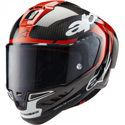 CASCO ALPINESTARS SUPERTECH R10 ELEMENT NEGRO/ROJO/BLANCO