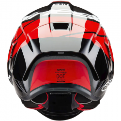 CASCO ALPINESTARS SUPERTECH R10 ELEMENT NEGRO/ROJO/BLANCO