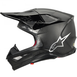 CASCO ALPINESTARS SUPERTECH S-M10 FAME BLACK CARBON M&G R2206