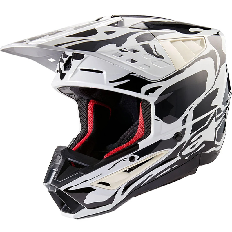 CASCO ALPINESTARS S-M5 MINERAL COOL GRAY/DARK GRAY GLOSSY ECE2206