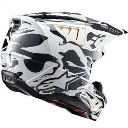 CASCO ALPINESTARS S-M5 MINERAL COOL GRAY/DARK GRAY GLOSSY ECE2206