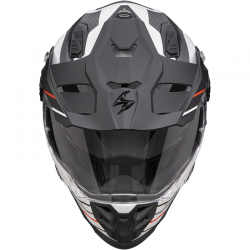 CASCO SCORPION ADF-9000 AIR FEAT MATT WHITE-BLACK-RED