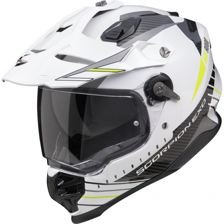 CASCO SCORPION ADF-9000 AIR FEAT WHITE-BLACK-NEON YELLOW