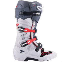 BOTAS ALPINESTARS TECH 7 ENDURO LIGH GRAY/DARK GRAY/BRIGHT RED