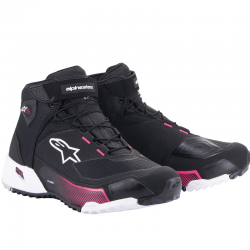 ZAPATILLAS ALPINESTARS CR-X DRYSTAR WOMAN BLACK/WHITE/DIVA PINK