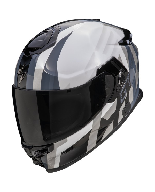 CASCO SCORPION EXO-GT SP AIR TOURADVEN PEARL-WHITE/SILVER