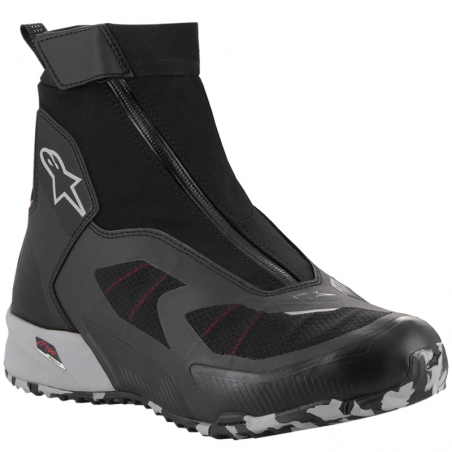 ZAPATILLAS ALPINESTARS CR-8 GORE-TEX BLACK/MID GRAY/BRIGHT RED