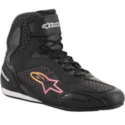 ZAPATILLAS ALPINESTARS STELLA FASTER-3 RIDEKNIT BLACK/YELLOW/PINK