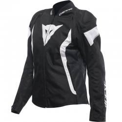 CHAQUETA DAINESE AVRO 5 TEX WMN NEGRO/BLANCO