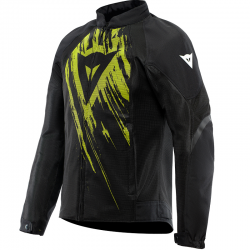 CHAQUETA DAINESE HEROSPHERE TEX JACKET NEGRO/AMARILLO-FLUOR