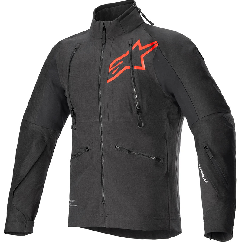 CHAQUETA ALPINESTARS HYDE XT DRYSTAR XF BLACK BRIGHT RED