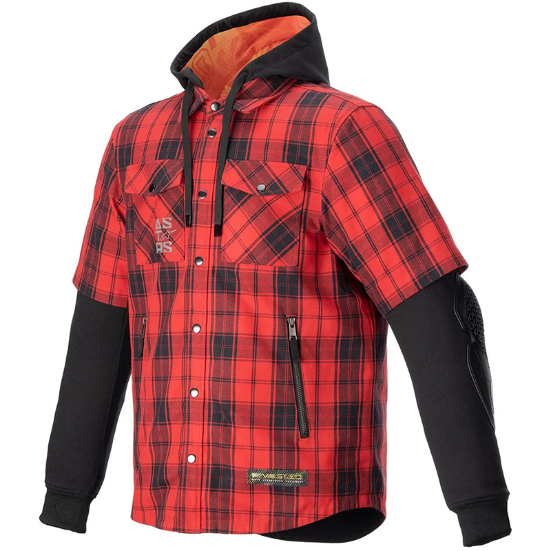 CAMISA ALPINESTARS MO.ST.EQ FLAME RED/BLACK