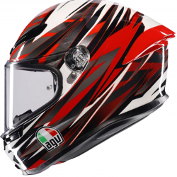 CASCO AGV K6 S REEVAL WHITE/RED/GREY