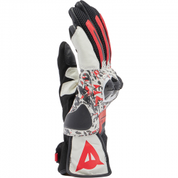 GUANTES DAINESE MIG 3 UNISEX BLACK/RED-SPRAY/WHITE