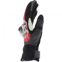 GUANTES DAINESE MIG 3 UNISEX BLACK/RED-SPRAY/WHITE