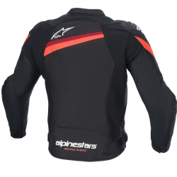 CHAQUETA ALPINESTARS T-GP PLUS R V4 BLACK/RED FLUO/WHITE