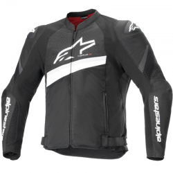 CHAQUETA ALPINESTARS T-GP PLUS R V4 AIRFLOW BLACK/WHITE