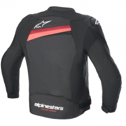 CHAQUETA ALPINESTARS T-GP PLUS R V4 AIRFLOW BLACK/RED FLUO