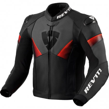 CHAQUETA REVIT ARGON 2 NEGRO/ROJO-FLUOR