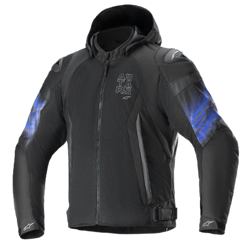 CHAQUETA ALPINESTARS ZACA AIR VENOM WP BLACK/ELECTRIC BLUE