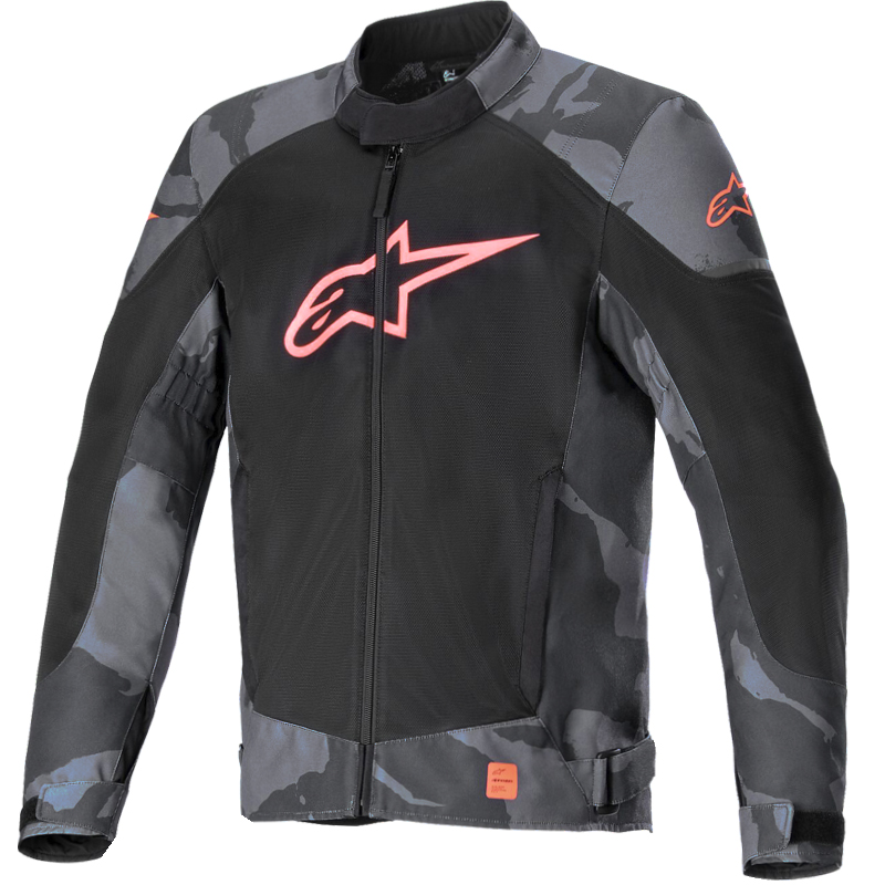 CHAQUETA ALPINESTARS T-SP X SUPERAIR GRAY CAMO/RED FLUO