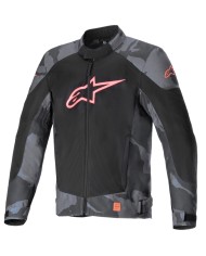 CHAQUETA ALPINESTARS T-SP X SUPERAIR GRAY CAMO/RED FLUO
