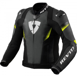 CHAQUETA REVIT CONTROL NEGRO/AMARILLO-FLUOR