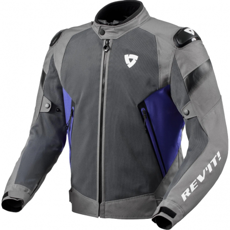 CHAQUETA REVIT CONTROL AIR H2O GRIS/AZUL