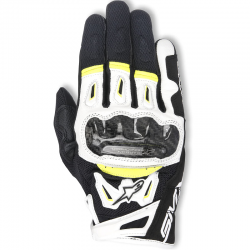 GUANTES ALPINESTARS SMX-2 AIR CARBON V2 BLACK/WHITE/YELLOW FLUO