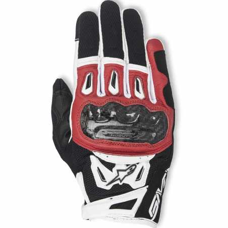 GUANTES ALPINESTARS SMX-2 AIR CARBON V2 BLACK/RED/WHITE