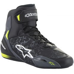 ZAPATILLAS ALPINESTARS FASTER-3 BLACK/YELLOW FLUO