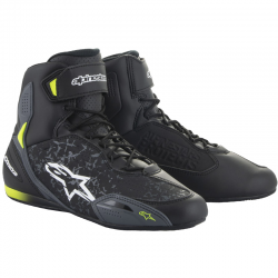 ZAPATILLAS ALPINESTARS FASTER-3 BLACK/YELLOW FLUO