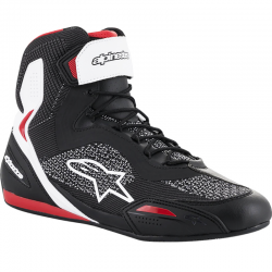 ZAPATILLAS ALPINESTARS FASTER-3 RIDEKNIT BLACK/WHITE/RED