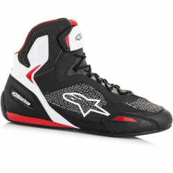 ZAPATILLAS ALPINESTARS FASTER-3 RIDEKNIT BLACK/WHITE/RED